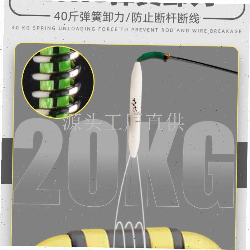 新款闷杆夜钓发i光卸力报警手竿夜钓竿稍灯咬钩变色爆闪钓鱼感应.