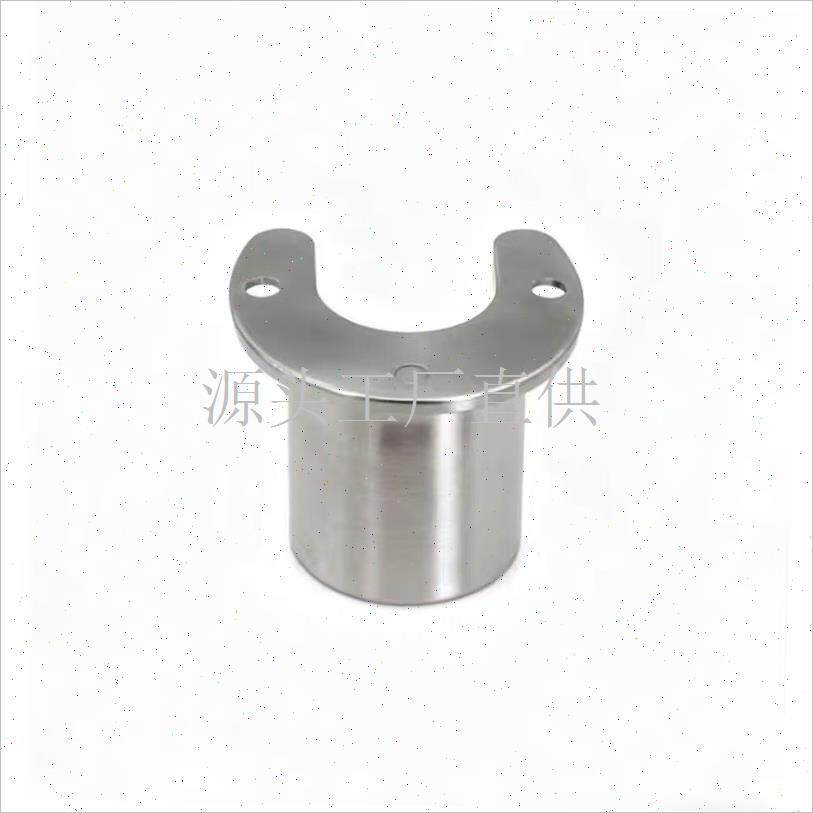 304不锈钢加高高脚开口圆管法兰座25mm-32mm衣T柜挂衣杆座沐浴杆.