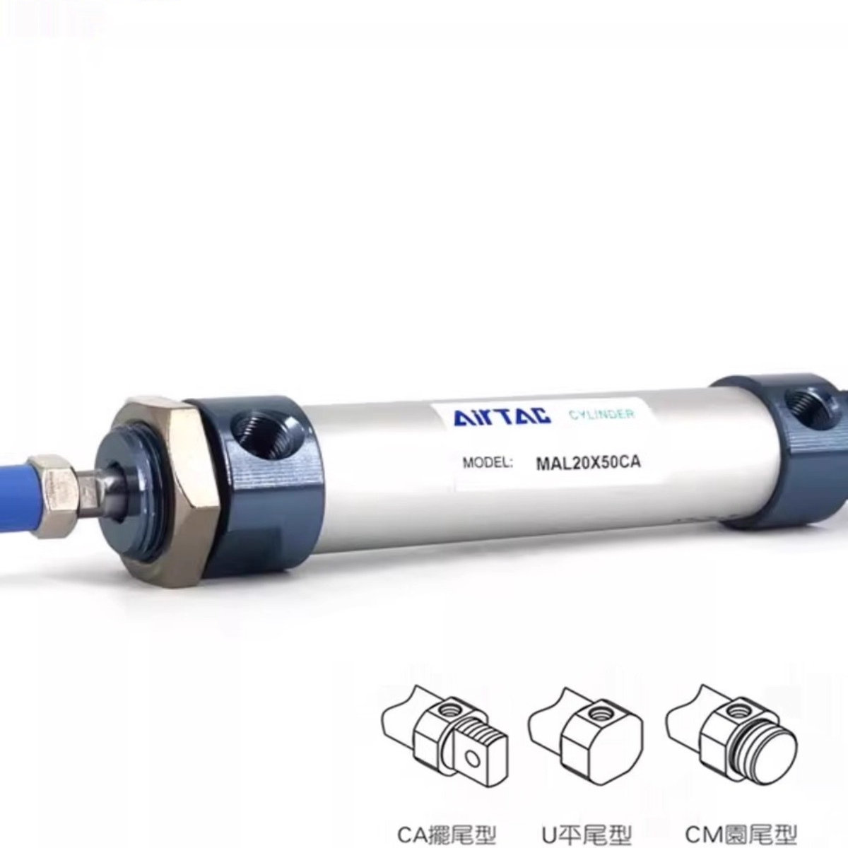 亚德客型迷你气缸MAL16/20/25/32/40X50X75X100X125X150X200SCA