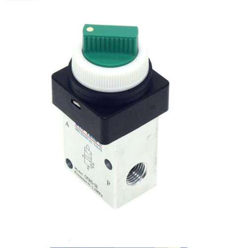 亚德客气动机械阀CM3B/R/L/PL/PP/PF/PM旋转停驻按钮型手动阀开关