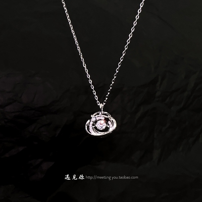 《一步一闪》999纯银灵动项链