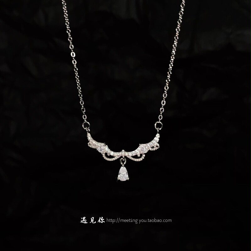 《琦梦花链》999足银在逃公主项链女生轻奢小众设计感送闺蜜礼物