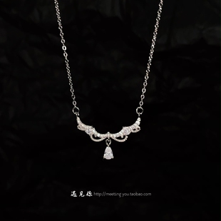 《琦梦花链》999足银在逃公主项链女生轻奢小众设计感送闺蜜礼物