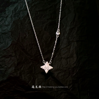 【光芒】999纯银星星项链送女友