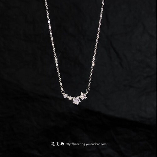 《许愿星星》925纯银项链送闺蜜