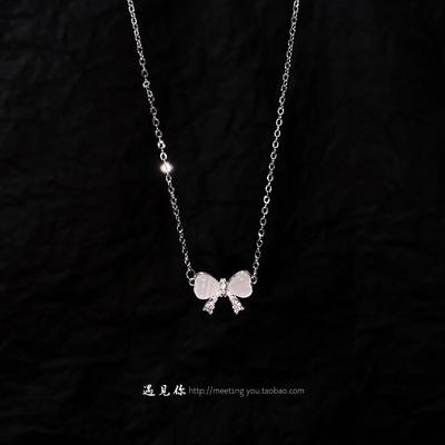 《恋蝶》925纯银蝴蝶项链送闺蜜