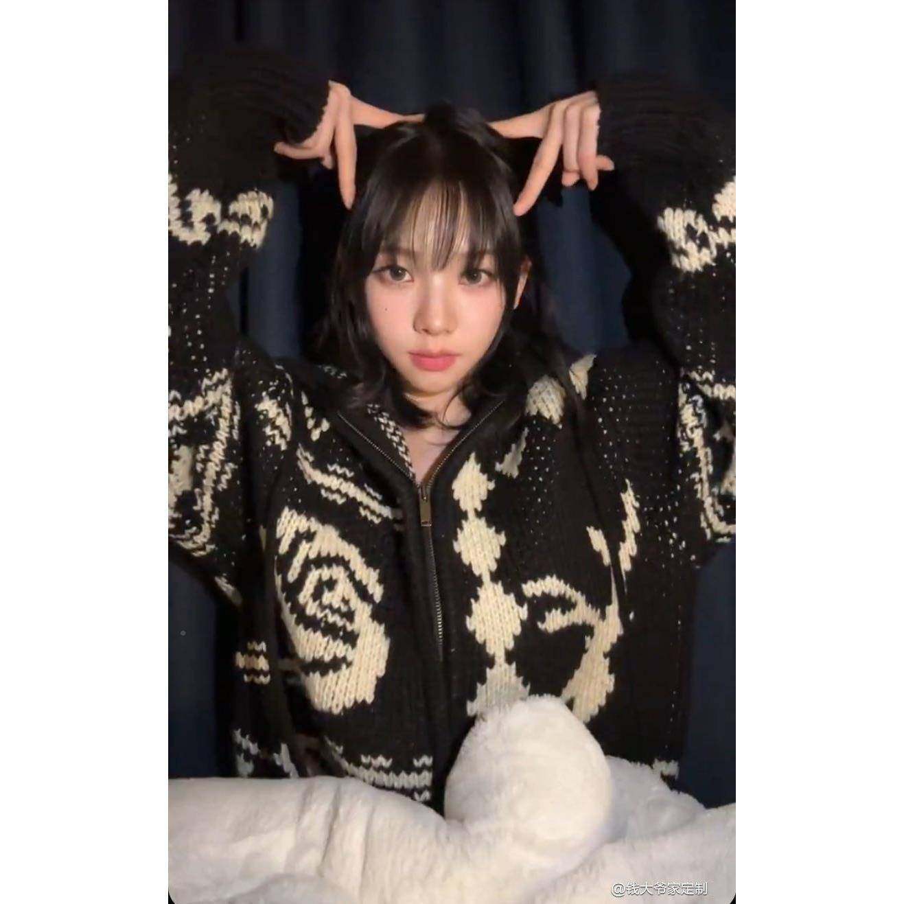 karina柳智同款DYS敏慵懒风衣开衫外毛上套女韩版宽松2025新款秋,个性定制/设计服务/DIY,毛衣加工定制,淘宝优惠券,粉丝福利购,淘宝优惠卷