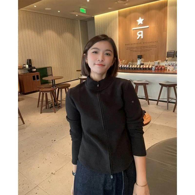 摇粒绒修立领个卫衣女款2024秋冬款新爆GIC款身显瘦小子夹克开衫,个性定制/设计服务/DIY,礼服定制/加工,淘宝优惠券,粉丝福利购,淘宝优惠卷