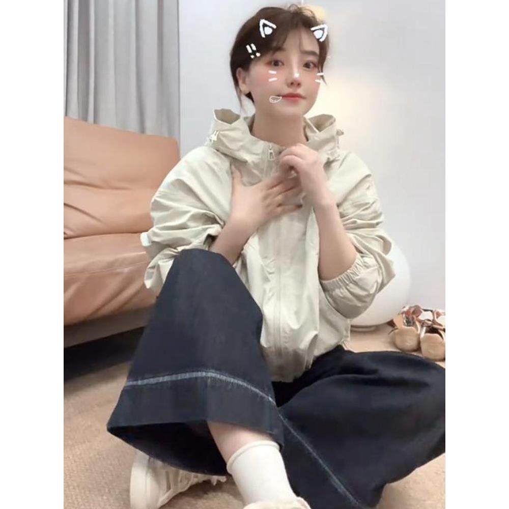 短款连IWE帽爆冲锋外套衣春秋新款2025款韩系休闲运动洋气女夹克,个性定制/设计服务/DIY,礼服定制/加工,淘宝优惠券,粉丝福利购,淘宝优惠卷