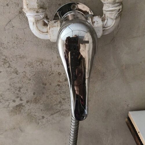 花洒全铜热水器混合阀浴室开关水阀淋浴水龙头三通冷热老式明装