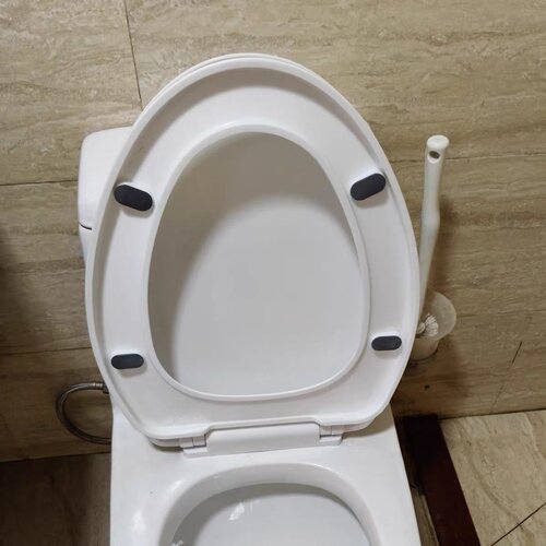 马桶圈坐便盖替换U型V型通用盖子加厚缓降坐便器盖板马桶盖配件