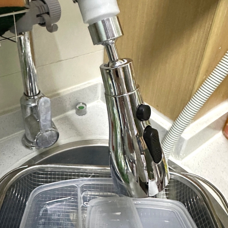 全铜延伸器起泡器专用冷热喷头水嘴通用万能防溅头神器加长可旋转