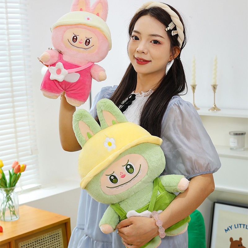 拉布玩偶毛绒玩具可爱大号labu公仔布娃娃儿童安抚娃娃生日礼物女