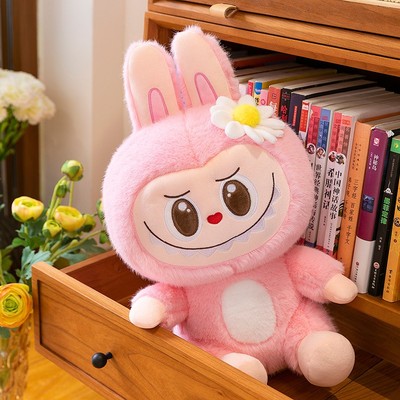 拉布玩偶樱花布布毛绒玩具大号布娃娃金貂绒公仔抱枕儿童生日礼物