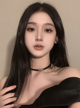 BXA十字架choker项圈女项链