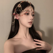 BXA金域初秋 异域敦煌额头链古装 汉服头饰云南丽江流苏眉心坠发饰