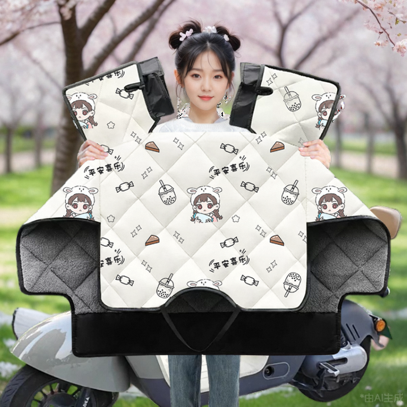 专用雅迪T12Max电动车挡风被冬季