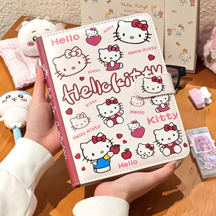 哈喽Kitty相册收纳本拍立得卡册收纳册a5活页本四宫格3寸照片小卡