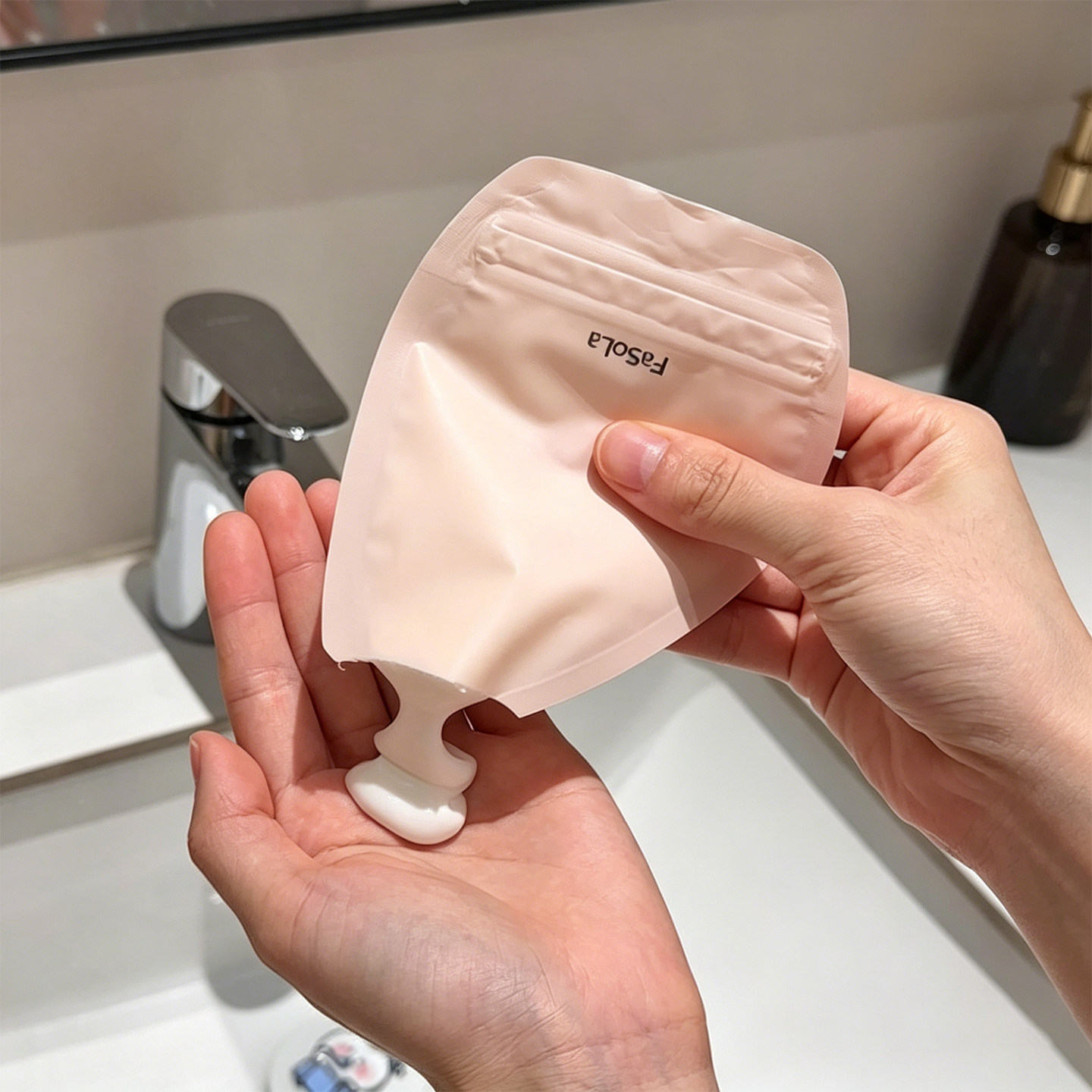 旅行分装袋一次性出差化妆品乳液洗发沐浴露小样收纳袋外出便携