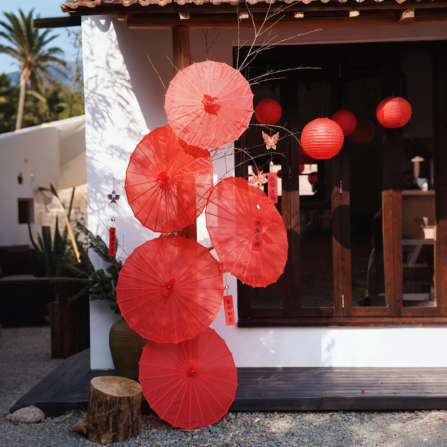 新年门店装饰2026春节元旦门店橱窗喜庆氛围感布置拍照打卡道具