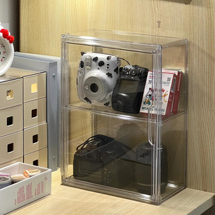 数码相机收纳盒透明防尘微单拍立得ccd展示置物架谷子手办收纳柜