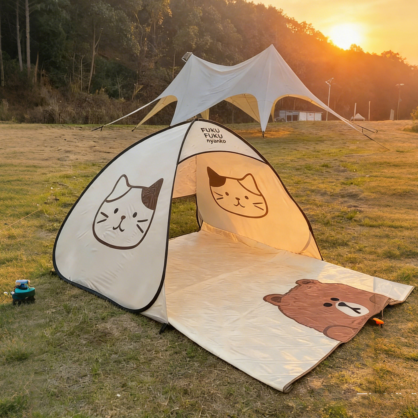 户外帐篷便携式儿童露营野餐防晒遮阳帐篷可折叠宝宝游戏玩具屋