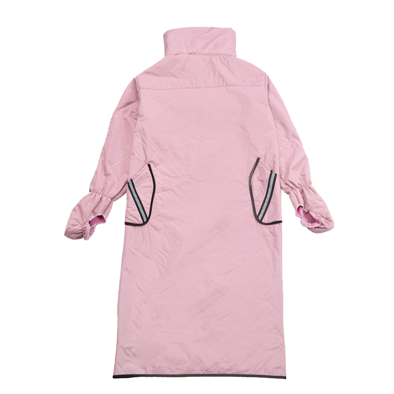 冬季电动车挡风被加绒加厚电瓶车防风罩摩托车保暖防水骑车挡风衣