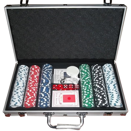 Texas Holdem Poker Aluminum Case Set  Chips Set Chips