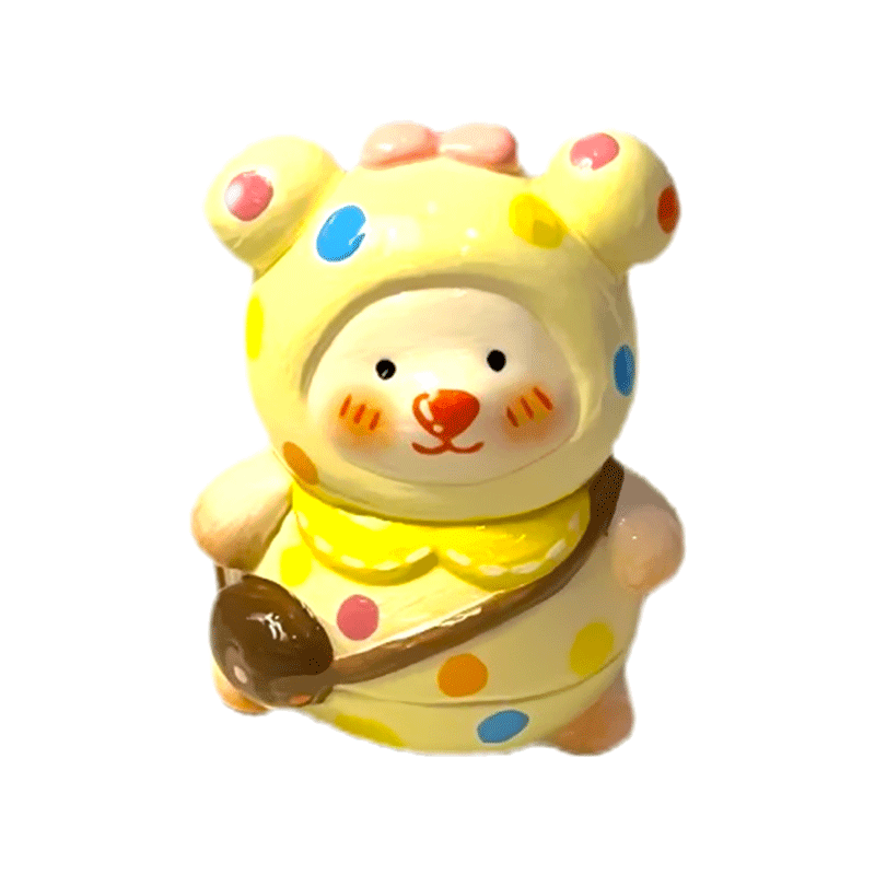 10个装石膏娃娃白模涂色