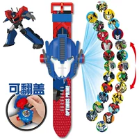 Робот Optimus [откидная крышка + 24 проектора] Модернизированная модель.