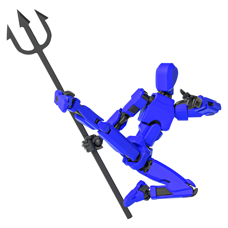 新款第六代磁吸3d打印人偶全关节