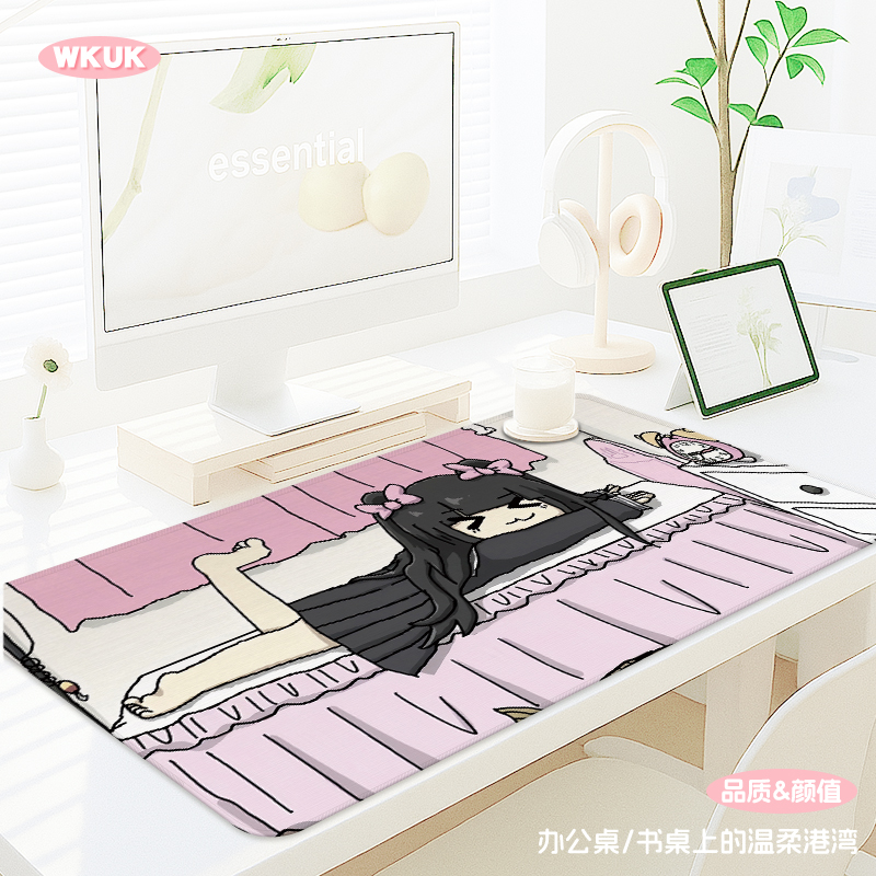 鼠标垫大尺寸女生家用宿舍桌面键盘垫高颜值办公室电脑办公桌垫