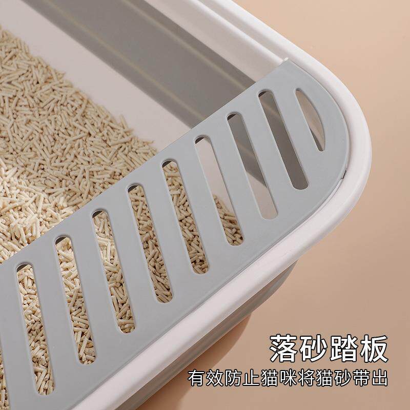 厂家现货新可折叠带半封闭msp-22猫砂盆 猫 砂铲大号猫砂盆款猫厕