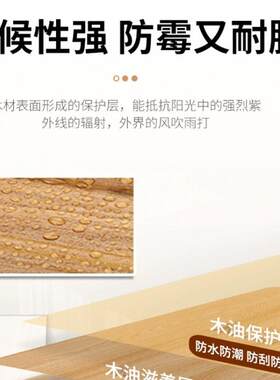 防腐木漆实木清漆高登木器水漆户外防木蜡油桐油漆漆木用木透明油