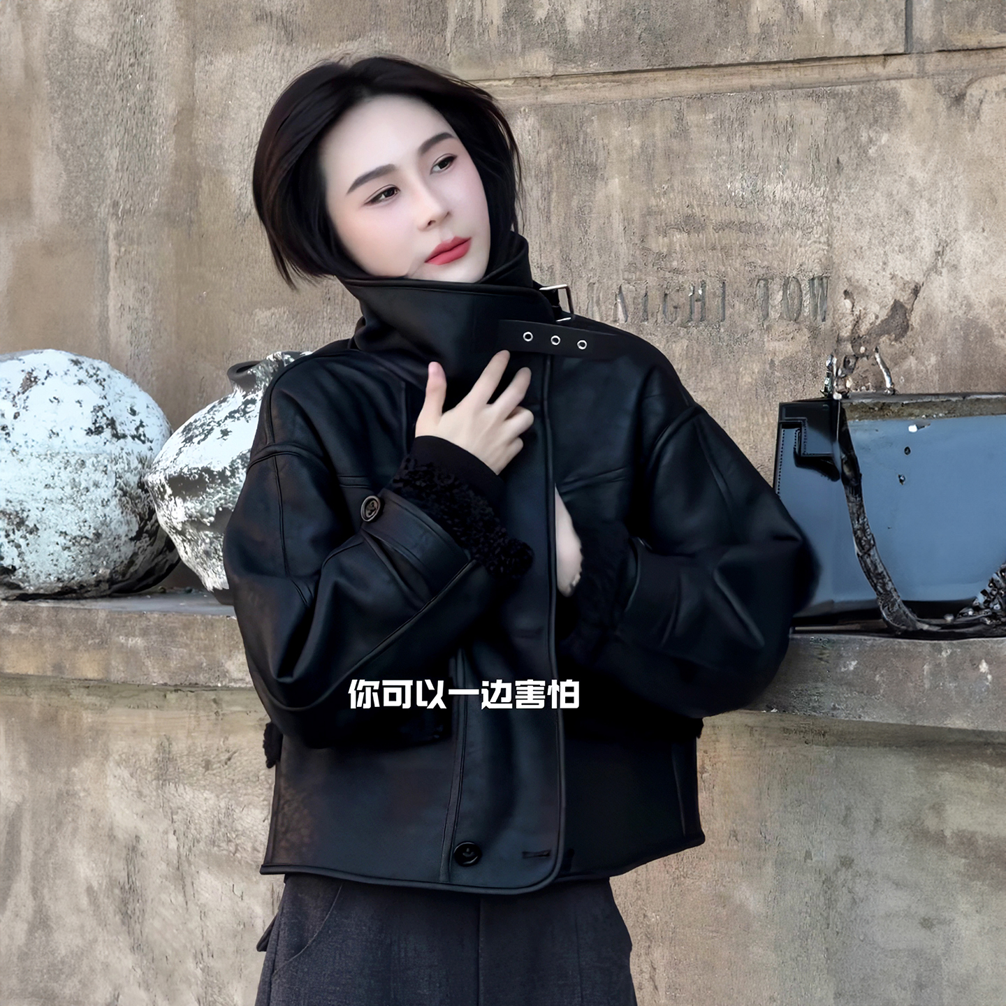 2025冬季新款保暖短款机车服