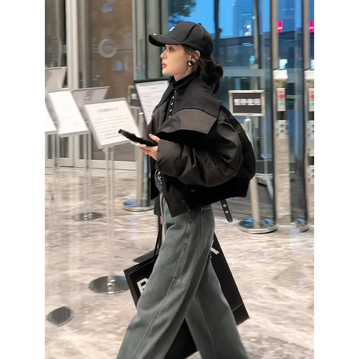 大翻领宽松休闲外套2025冬季新款ins韩版羽绒棉服短款上衣短外套,女装/女士精品,棉衣/棉服,淘宝优惠券,粉丝福利购,淘宝优惠卷