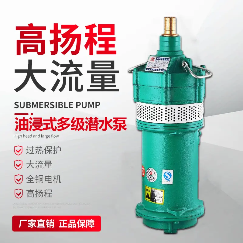 家用小型多级潜水电泵农用220V