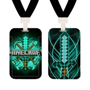 MC同款我的世界卡套校园卡学生饭卡公交卡厂牌保护壳通用有挂卡套