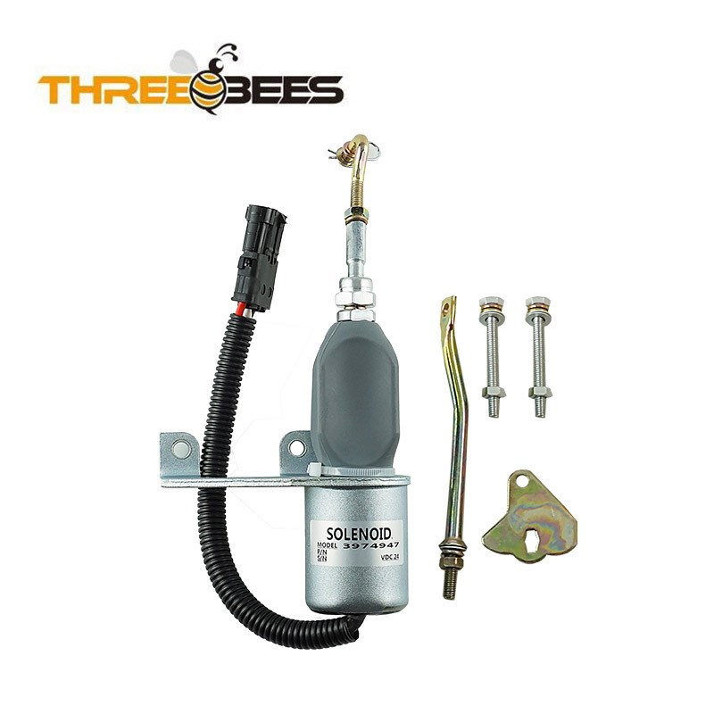 发动机发电机组熄火电磁阀3974947/4942879熄火器