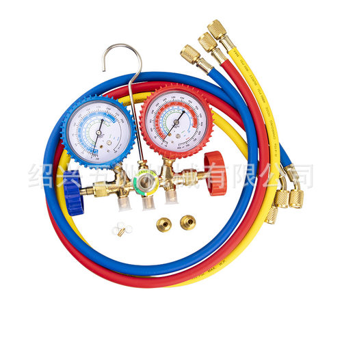 R22 R404 R410a manifold gauge  5FT 空调制冷双表阀  CT560-410