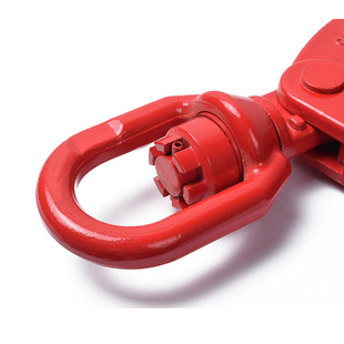 旋转自锁钩2tg80级欧式 可旋转吊钩 旋转安全吊钩自锁喷塑货钩