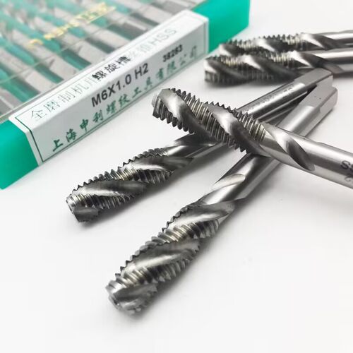 上海申利螺旋机用丝锥机用丝攻螺旋槽攻丝机攻M2M3M4M5M6M8M10M12