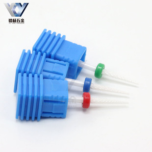 陶瓷磨头美甲钉钻刀牙科旋转锉抛光打磨电动工具配件2.35mm杆