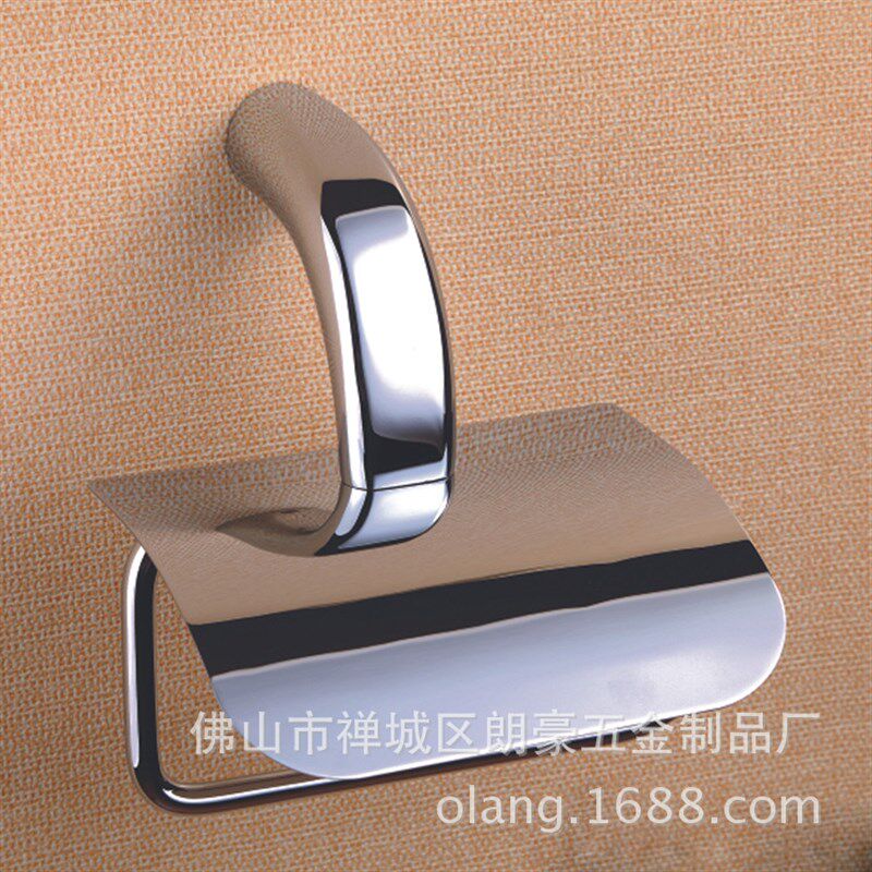 生产浴室配件后备全铜纸巾架厕纸架全包纸巾架防水纸巾盒