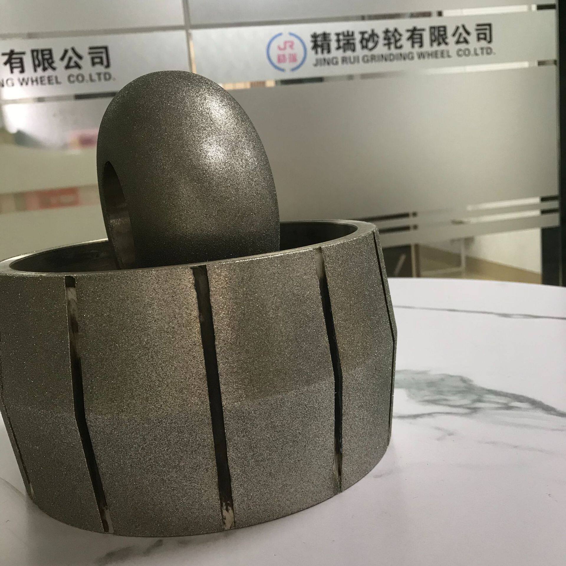 磨EVA鞋跟底坐角度异形砂轮开槽表电镀金刚石砂轮镀砂粗号耐磨