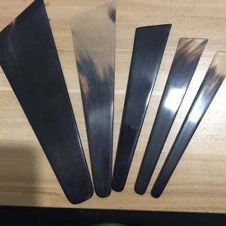 牛角刮刀 抛光好的 牛角刮板刮刀  调漆刀 刮腻子天然大漆工具