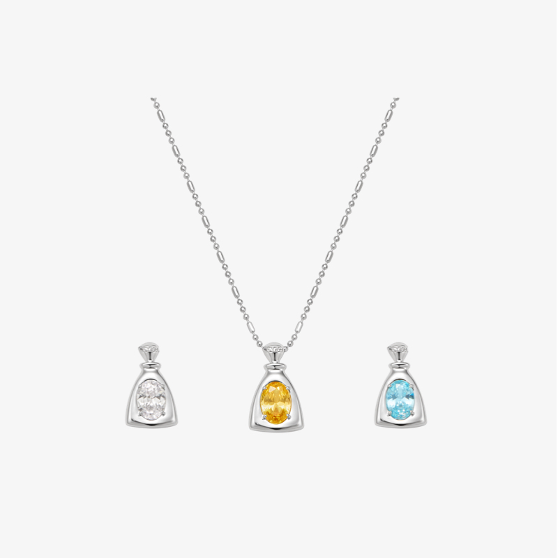 OUBIYABI欧比雅比【心愿】魔法许愿瓶项链轻奢女吊坠颈链生日礼物