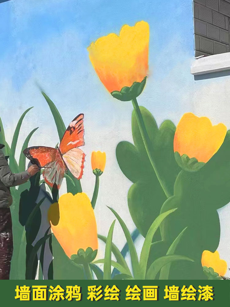 彩漆防水位绘漆颜料墙体轮胎车涂鸦彩漆漆墙面乳胶漆绘手绘墙面漆