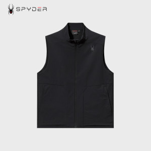 SPYDER蜘蛛户外休闲运动徒步登山马甲男士防风商务坎肩24CS115M