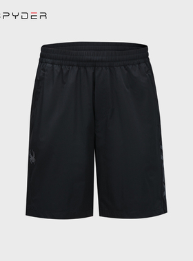 SPYDER蜘蛛运动短裤男士夏季休闲轻薄透气裤子跑步速干裤24MS537M